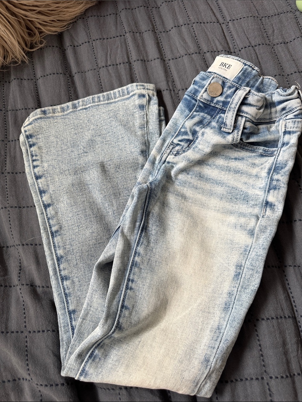 YouthBKE Light Blue Skinny Jeans with Faded Wash